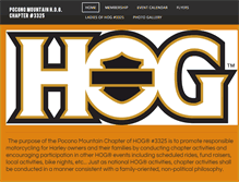 Tablet Screenshot of poconohog.org